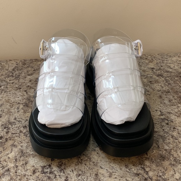 Transparent / Translucent Call It Spring Chunky Sandals - Picture 9 of 17